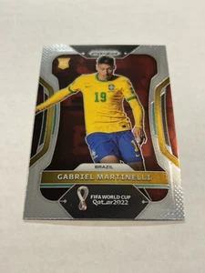 2022 PANINI PRIZM WORLD CUP GABRIEL MARTINELLI #29 ROOKIE BRAZIL - Picture 1 of 2