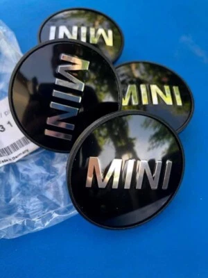 4 X Wheel Center Hub Cap 36131171069 R50/R53/R55/R56/R60 Original New - Image 1 of 4