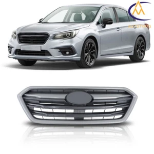 Conjunto de rejilla de parachoques con acento plateado de 1 pieza compatible para Subaru Legacy 2018-2019 - Imagen 1 de 24
