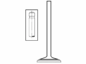 For 1962-1966 Jaguar Mark X Intake Valve 31864GY 1963 1964 1965 3.8L 6 Cyl - Picture 1 of 2