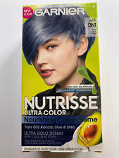 (3) GARNIER Nutrisse Color Nourishing Cream DN1 Ultra Bold Denim Cool Blue Tones