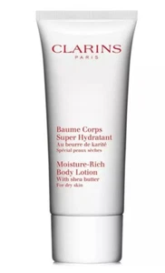 Clarins Moisture Rich Body Lotion With Shea Butter 100ml/3.2 Oz Sealed. Fresh! - Picture 1 of 2