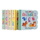 Chunky Lift a Flap 5 Board Book Collection Set - Ages 1 and Up - Board Book