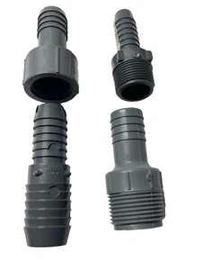 Assorted 4 pcs Water Hose Connectors 1/2" 3/4" 1" to 3/4" USA Made - Picture 1 of 1