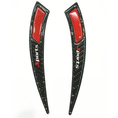 2Pcs Car Fender Wheel Eyebrow Arch Lips Trim Cover Splash Guard Protector Strips - Image 1 of 4