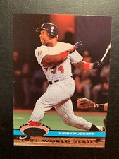 Kirby Puckett  1991 TOPPS STADIUM CLUB DOME SET World Series MINNESOTA TWINS