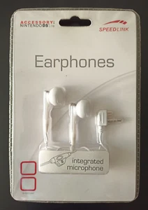 Original SPEED LINK Stereo Earphones With Microphone for Nintendo DS Lite Sealed - Picture 1 of 7