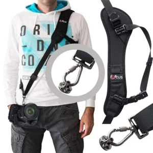 High Quality Camera Strap Black Shoulder Sling Belt Neck Strap Belt Men - Picture 1 of 5