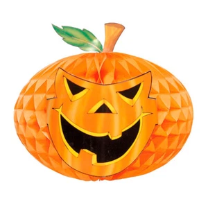 Deko Kürbis Halloween Wabenball Waben Papier Dekokugel Pumpkin Party Dekoration - Bild 1 von 1