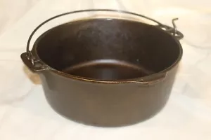 Wagner Ware GRISWOLD 5 Qt Cast Iron Pot With Handle/Bail MADE IN USA "B" - Picture 1 of 7