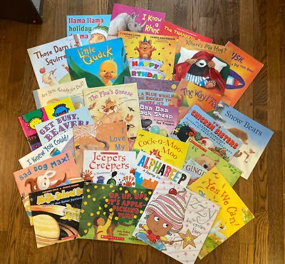 30 Paperback Children’s Books - Instant Library Scholastic Fiction Pre-K Kinder - Image 1 of 4