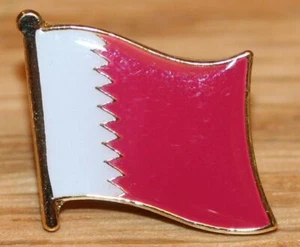 QATAR Flag Country Metal Lapel Pin Badge - Picture 1 of 1