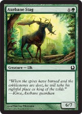 AXEBANE STAG FOIL Return to Ravnica MTG Magic the Gathering Cards DJMagic