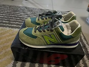 Talla 10 - New Balance 574 x Ratas Perdidas Verde Hombre 44 eu Auténtico Nuevo Con Caja - Imagen 1 de 4