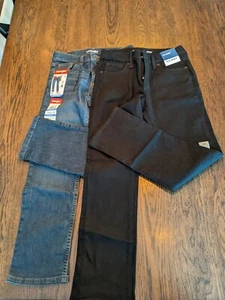 Wrangler Old Navy Pants Blue Black Straight Leg, New With Tags Boys 10 Set Of 2 - Picture 1 of 3