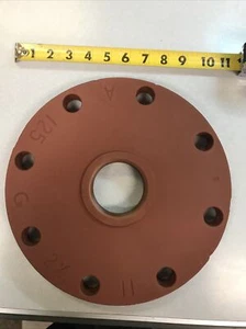 6” x 2-1/2” Gewindeflansch 125LB Eisen, 11” OD, 1” dick, 2-1/2” FNPT - Bild 1 von 12