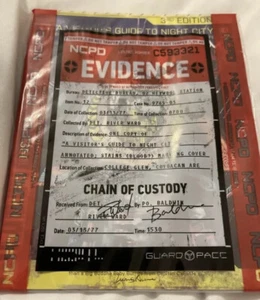 Cyberpunk 2077 PS4 PS5 XBOX PC Collector's Edition Evidence Nomad Guide Book Art - Picture 1 of 2