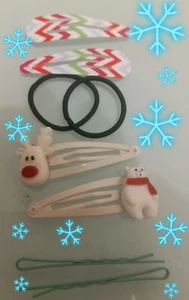 ๐ ๐ญBOGO KAWAII CHRISTMAS Girls 3D Bows ~Handmade~ ๐ญ ๐ - Picture 1 of 1