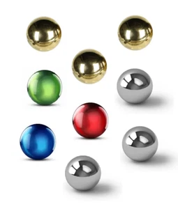 Spacerail Balls Genuine Space Rail Game Spare Parts Green Red Blue Gold Silver - Picture 1 of 18