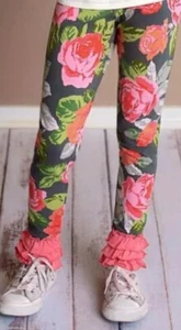 Matilda Jane Wonderment Row Of Roses Leggins 10 - Picture 1 of 9