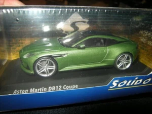 1:43 Solido Aston Martin DB12 cupé verde/verde en embalaje original - Imagen 1 de 1