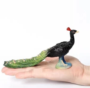 Pavo real pavo real pájaro animal juguete PVC figura de acción muñeca niños juguetes fiesta regalos - Imagen 1 de 2