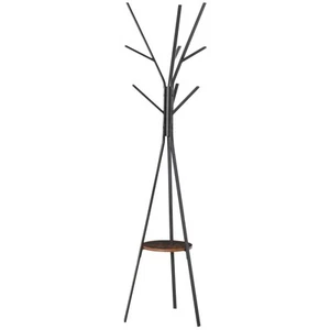 HOMCOM 180 cm Perchero Independiente Metal Estante Soporte Sombrero Percha Marrón - Imagen 1 de 11