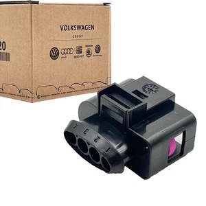 Orig Zündspule Ersatzstecker 4B0973724 Für VW POLO PASSAT GOLF AUDI SEAT SKODA - Picture 1 of 7