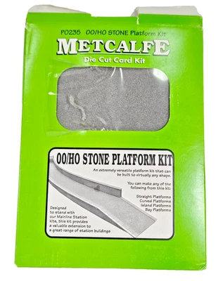 Metcalfe Models Toys P0235 OO/HO Stone Platform Kit Die Cut Card Model Boxed. - Image 1 of 4
