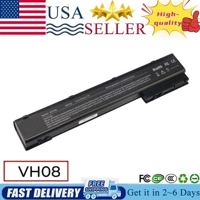 Batería 8560W VH08 para HP EliteBook HSTNN-F10C HSTNN-I93C 8770w 632427-001 8CELL Foto 1 de 4