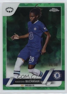2022-23 Topps Green /99 Kadeisha Buchanan #49 Rookie RC - Image 1 of 2