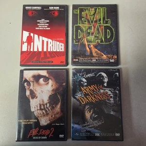 Evil Dead / Army of Darkness / Intruder- Bruce Campbell / Sam Raimi DVD Lot - Picture 1 of 12