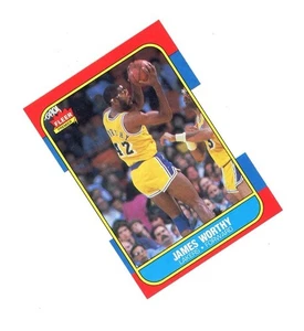 1986-87 Fleer ICONIC SET ROOKIE JAMES WORTH #131 RC! LA LAKERS - Picture 1 of 2
