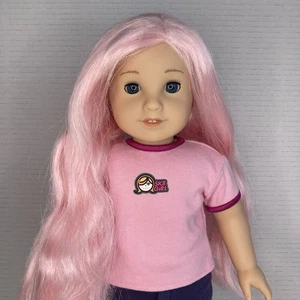 American Girl One Of A Kind Crea Tu Propio ÚNICO CYO Pelo Rosa Ojos Azules 2017 - Imagen 1 de 18