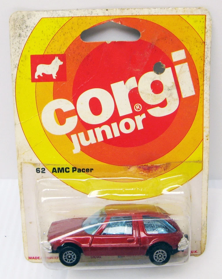 AMC Pacer red Corgi Juniors 62 England MOC - Image 1 of 1