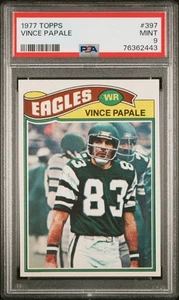 1977 Topps #397 Vince Papale PSA 9 Rookie RC CENTERED - Picture 1 of 2
