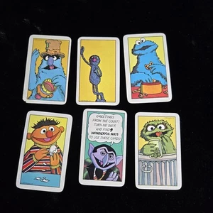 6 1978 WESTERN SESAME STREET NUMBER CARDS MUPPETS - Picture 1 of 8