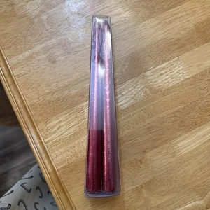 4 Stück rote Tafelkerzen 10 Zoll hoch B512 - Bild 1 von 5