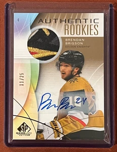 Brendan Brisson Authentic Rookies Gold Auto Premium Mem/25 2024-25 Sp Game Used - Picture 1 of 2