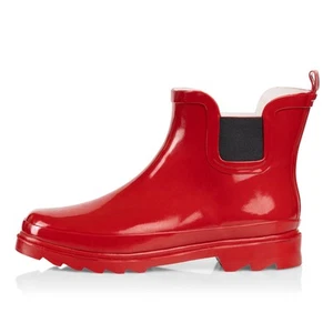 New Norty Women Low Ankle Rain Boots Rubber Snow Rainboot Garden Shoe Bootie - Picture 1 of 64