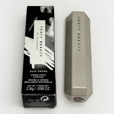 NIB Fenty Beauty Rihanna Slip Shine Sheer Shiny Lipstick Glazed 05 - Image 1 of 2