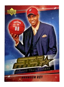 Trail Blazers 2006-07 Upper Deck Star Rookies Brandon Roy #206 Rookie RC - Imagen 1 de 2