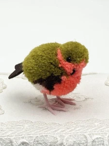 Steiff Woolen Bird 8Cm Ponponbird Small Bird Warm Warbler - Picture 1 of 6