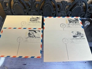 4 USPS Vintage 9c 6c 15c Gran Cañón Turismo Postal Primer Día de Emisión - Imagen 1 de 6