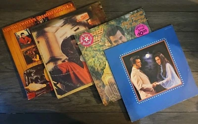 4) Conway Twitty 12" Vinyl LP RECORD LOT - Image 1 of 4