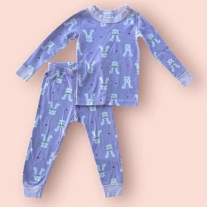 Conjunto de pijama de Pascua púrpura Hanna Andersson para niñas pequeñas talla 3T - Imagen 1 de 4