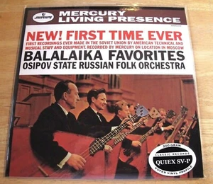 Classic Records SR 90310 Mercury Balalaika Favorites 200G LP NEW Audiophile  - Picture 1 of 2