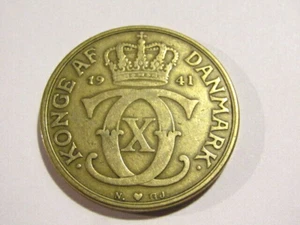 Moneda de 2 coronas Dinamarca 1941 - Imagen 1 de 5