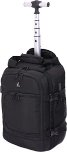 Ryanair - Zaino Trolley Con 2 Ruote, 40 X 20 X 25 Cm, Riciclato, Ecologico, Con - Foto 1 di 12