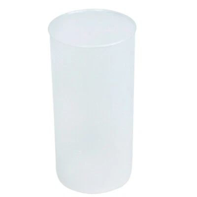 12 PCS Candle Holders Clear Plastic Frosted Tealight Candle Holders dozen - Image 1 of 2